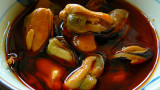 mussels in escabeche sauce