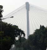 A Suspension Bridge Over the Hooghly River