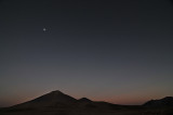 Desert sunset south of Salar de Uyuni