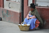 Street vendor in Oruro