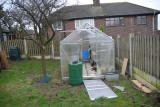 My so called greenhouse nearly blew away in the winds