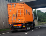 Hapag Lloyd Lorry on the motorway 4.99 for a 8 x 10 inch print