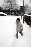 Playing in the deep snow of Mossley 2009