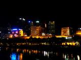 Melbourne City Scape at Nite