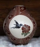 Hummingbird on Pueblo Pottery