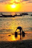 Fisherman at Sunset