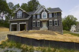 Front steps get poured