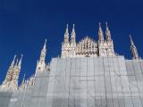 duomo, bonito mesmo coberto