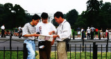 in front of the White House