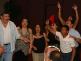 Red team raises their flag