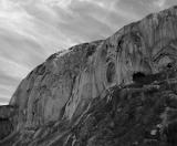 Mammoth Hot Springs Cliff black and white.jpg