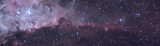 Eta Carina gas ridge