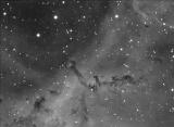 Part of the Rosette Nebula (H-alpha)