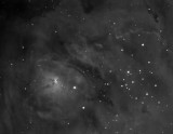 M8 Lagoon Nebula in H-alpha