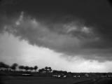 Highway I95, thunderstorm