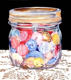 accepted into juried Colors of Autumn, mom's buttons.jpg
