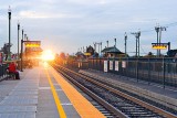 Train arriving