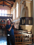Photographing the church