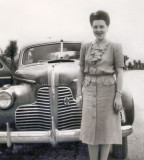 1946: Mom in Joan Crawford hair, somewhere in Mexico.