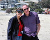 Laguna Beach, CA Linda and cousin Frank