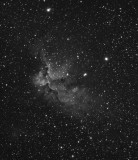NGC 7380 - Wizard Nebula close up