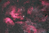 IC1318 - Sadr Nebula in Ha and OIII