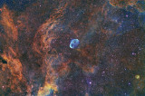 NGC6888 - Crescent Nebula in HST palette