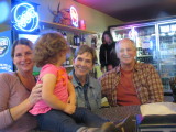 Jennifer, Jane, Susan and Jack at Ross Island Cafe