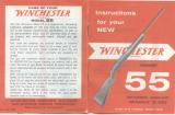 Winchester Model 55 Instructions  and Schematic