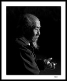 Elderly man with Baoding balls