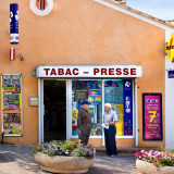 Tobacco and newspaper store