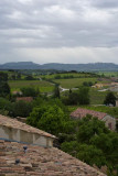 View from lower terrace