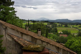 View from lower terrace
