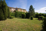 Garden adjacent to pool