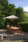 Dining area at pool