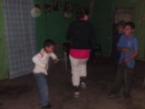 Dancing with the kids, Miraflor homestay