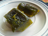 Delicious ayote desert (pumpkin boiled in sugar water)