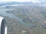 Brasília, city shaped like airplane (right from water)