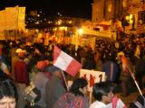Election fever: popular candidate Ollanta speaking in Cusco