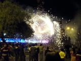Fireworks before another Semana Santa procession, Ayacucho