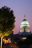 The Capitol at dusk, Madison