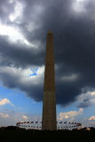 Washington Monument under a storm, Washington D.C.