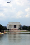 Lincoln Memorial - too close to the airport, Washington D.C.