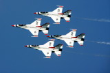 Chicago Air and Water Show 2009 - U.S. Air Force Thunderbirds - formation