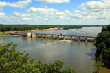 Illinois River from the Starved Rock State Park, IL