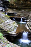 Calm tumbling falls, Watkins Glen State Park, NY