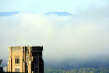 Cornell University - Mist covered hills, NY