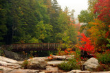 Fall Colors, New Hampshire - Kancamagus Highway - Lower falls, White Mountains, NH