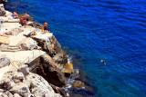 Cliffs on the outside walls, Dubrovnik Old Town