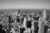 Chicago from the Sears Tower, Black and White